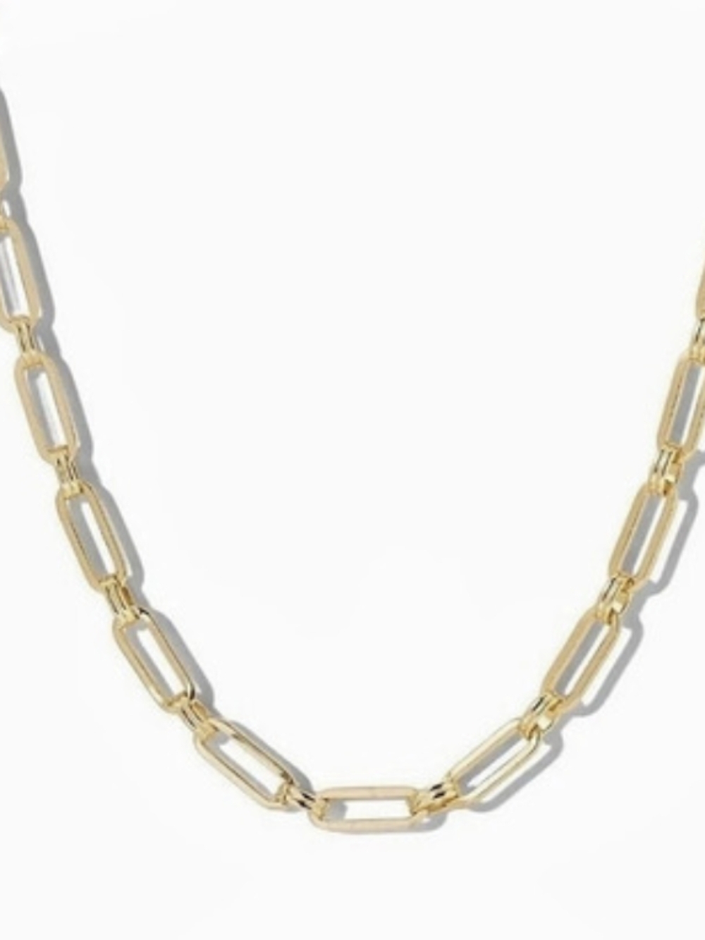 QUAY Gold Link Chain Necklace Like New